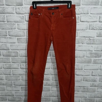 Pantalones de pana Big Star 1974 Alex tiro medio ajustados naranja para mujer talla 27 Foto 1 de 4