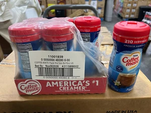 6x15oz CoffeeMate Coffee Creamer French Vanilla dry powder BB 11/2026 lactose fr - Picture 1 of 8