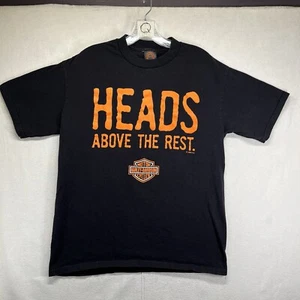 Vintage 1998 Harley Davidson USA T Shirt Mens Size Large HEADS ABOVE THE REST - Picture 1 of 12