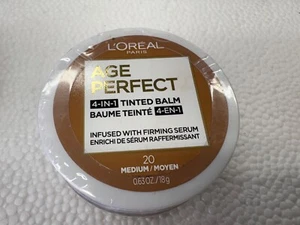 SEALED L'Oreal Paris  AGE PERFECT  4-in-1 Tinted Balm   #20 Medium - Picture 1 of 3