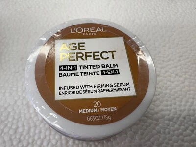 SEALED L'Oreal Paris  AGE PERFECT  4-in-1 Tinted Balm   #20 Medium - Image 1 of 3