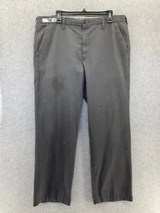 Red Kap Men's Work Pants Solid Gray Size 38 Straight Leg Well Worn - Picture 1 of 14