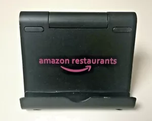 Amazon Restaurant Portable Steel Book Desk Stand Angle Adjustable Button Black - Foto 1 di 5