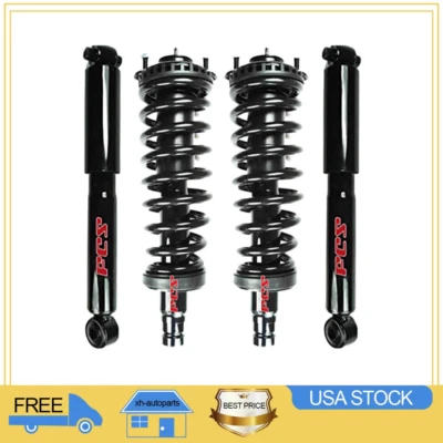 Front Struts + Rear Shocks Fits GMC Envoy Chevy Trailblazer SSR Saab 9-7X Buick - Image 1 of 4