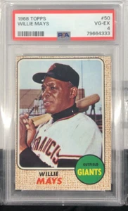Willie Mays 1968 Topps #50 PSA 4 Hall of Fame Slugger Very Nice Card!!!! - Picture 1 of 1