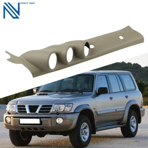 FOR Nissan Patrol Y61 GU 3 Gauge Beige A Pillar Pod Interior Trim Handle 97-16 - Picture 1 of 8