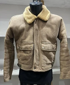 AVIATOR Montone usato PRE-OWNED uomo man tg .50 marroncino XYM632L - Imagen 1 de 9