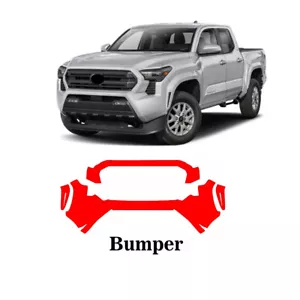 PPF Paint Protection Film Front bumper Clear Bra 2024 2025 For Toyota Tacoma - Picture 1 of 5