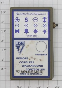 Remote Control Systems RCS-200RC RCS Remote Cordless Walkaround Controller - Picture 1 of 2