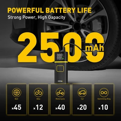 20000mAh Batería Coche Recargable Neumático Inflador Neumático Bomba Aire Inalámbrico Eléctrico Foto 1 de 4