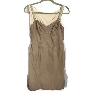 Philosophy Coquette Bustier Kleid Beige Small Vintage Y2K Herzausschnitt Schnürung Entbeint - Bild 1 von 13