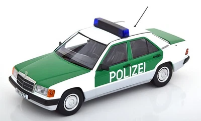 1:18 Triple 9 Mercedes 190 W201 Police 1993 green/white - Bild 1 von 3