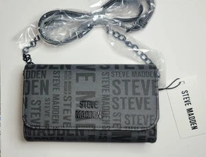 Steve Madden Blynn Chain Cross Body Black Multi Grey - DR124525 - Picture 1 of 6