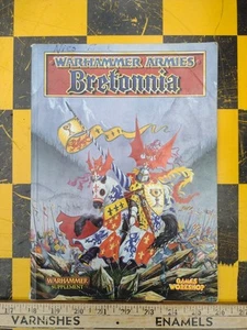 Warhammer Classic Bretonnia Bretonnian Army Book Codex 1996 Good OOP Hard 2 Find - Picture 1 of 11