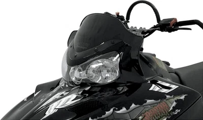 Powermadd 11.5" Low Black Windshield Fits Polaris IQ RMK 11922 - Image 1 of 2