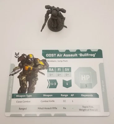 Halo Flashpoint - ODST Bullfrog With MA40 Assault Rifle *Single Miniature* - Image 1 of 3