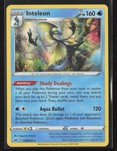 Inteleon (058) #058/202 SWSH01: Sword & Shield Holo Rare Pokemom TCG NM/M - Picture 1 of 2