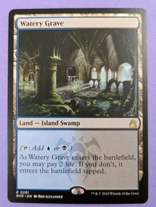 MTG Magic the Gathering: Ravnica Remastered: Watery Grave #0291 Rare - NM - Picture 1 of 2
