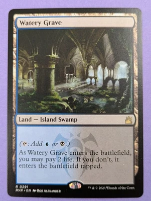 MTG Magic the Gathering: Ravnica Remastered: Watery Grave #0291 Rare - NM - Image 1 of 2