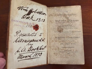 1832 Precious Remedies Against Satan's Devices by Thomas Brook, Pastoral Classic - Picture 1 of 2