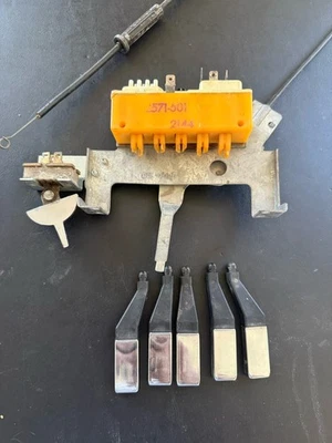 1967 Plymouth Valiant A/C HEATER CONTROLS Buttons Switch Air Condition OEM Cable - Image 1 of 4