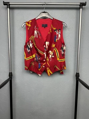 Etro Milano Womens Silk Waistcoat Formal Vest Size IT 44 (M) - Image 1 of 4