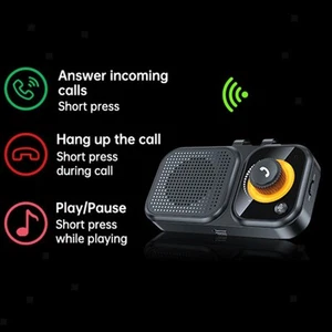 Głośnik samochodowy Osłona przeciwsłoneczna Klips Przenośny uniwersalny odbiornik audio Adapter - Zdjęcie 1 z 5