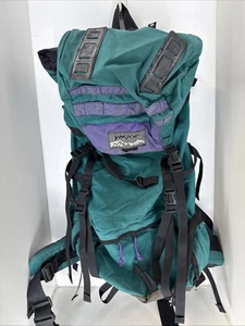 Vintage Jansport Wanderrucksack 90er Y2K Mountain Logo, 60L+ - Bild 1 von 5