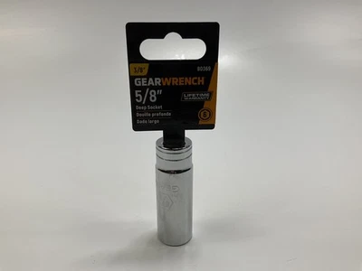 Gearwrench 80369 3/8" Drive 5/8" Deep Socket, SAE 6-point - Image 1 of 3