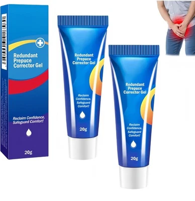 Gel per prepuzio ridondante, Crema per fimosi per adulti, Gel Correttivo Del Pre - Immagine 1 di 4
