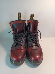 Dr. Martens "The Original" Dark Red. Men's Size 10. Model AW004. - Picture 1 of 11