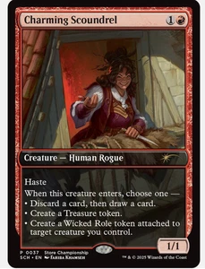 MTG Foil - Charming Scoundrel - P 0037 - NM - Bild 1 von 1