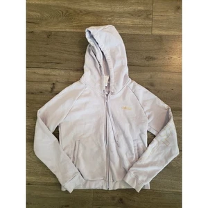 Adidas Hoodie Jacket Purple Zip Up Sweat Shirt Kids Girls 8-10 Youth Small - Picture 1 of 11