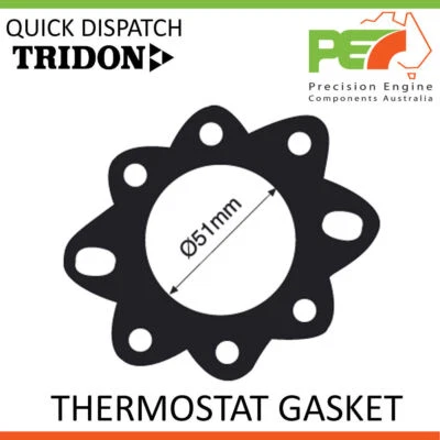 * TRIDON * Thermostat Gasket For Jaguar 240 340 E Type Mk II Mk 9 Ser.1 — 第 1/4 张图片