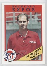 1989 Rockford Litho Center Rockford Expos Jay Williams