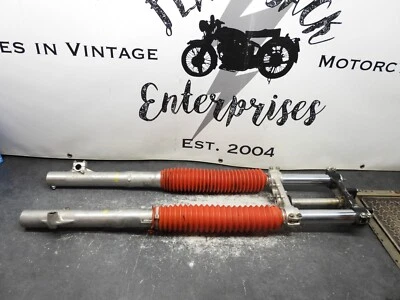 1986 Honda XR600R XR 600 Forks & Triple Trees    2812 - Image 1 of 4