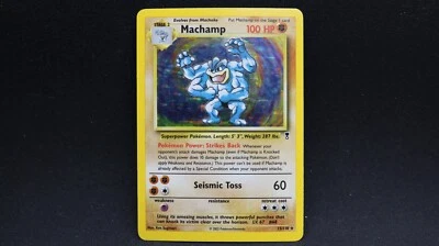 2002 Pokemon Legendary collection holo foil Machamp #15 Lightly Played LP - Image 1 of 2