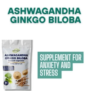 ASHWAGANDHA 500MG - 60 PILLS - SLEEP AID STRESS FATIGUE ANXIETY RELIEF - Picture 1 of 7