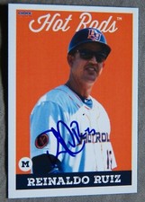 Tampa Bay Rays Reinaldo Ruiz Signed 2019 Bowling Green Hot Rods Auto Card