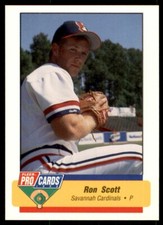 1994 Fleer ProCards Ron Scott Savannah Cardinals #505