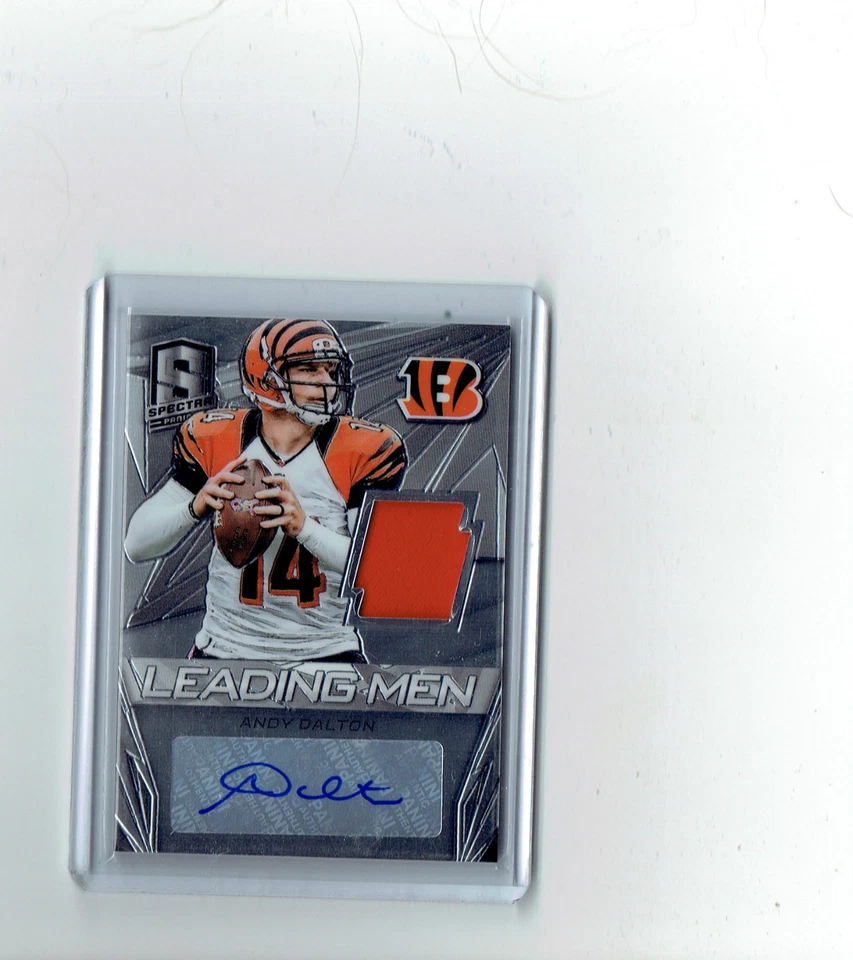 Andy Dalton 2014 Panini Spectra Auto/Autograph Jersey Card /49 - Image 1 of 1