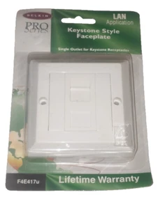 Pro Series Belkin keystone faceplate lan single - Afbeelding 1 van 1