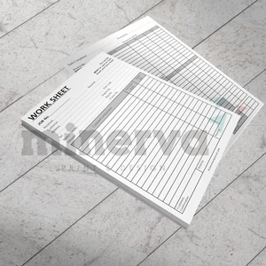 A5 GARAGE WORKSHOP REPAIR JOB CARDS - JOB SHEET - TIME CARD - WORKS CARD - WHITE - Picture 1 of 3