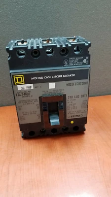 SQUARE D FAL34030 SERIES 2 FAL34030 MOLDED CASE CIRCUIT BREAKER (SHELF I5) - Image 1 of 4