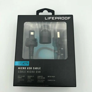 Lifeproof LIFEACTIV USB-A to Micro USB Lanyard Cable FAST 2.4AMP CHARGE 78-51259 - Picture 1 of 8