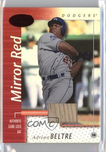 2002 Leaf Certified Mirror Red Materials /150 Adrian Beltre #116