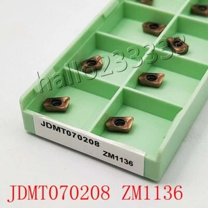 NEW 10PCS / a box JDMT070208 ZM1136 CNC Carbide insert free shipping JDMT - Imagen 1 de 4