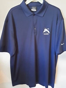 California Water Fowl Men's Navy Blue Nike Large Polo--New--NWOT--Display One! - Picture 1 of 3