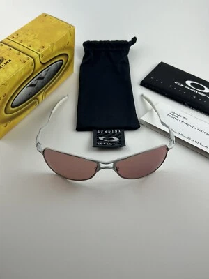 Oakley Crosshair 1.0 White Frame G30 Iridium Lens+Box 05-813 Golf Gen 1 RARE - Image 1 of 4