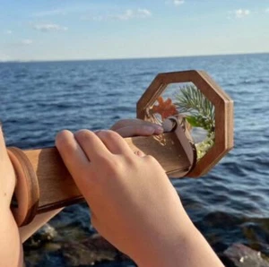 DIY Kaleidoskop Kit Handgemachte Holz Kinder Outdoor Spielzeug Geschenke - Bild 1 von 7